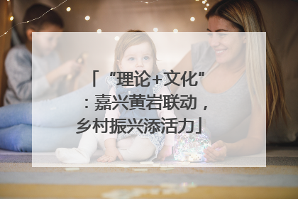 “理论+文化”：嘉兴黄岩联动，乡村振兴添活力