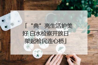 “典”亮生活护美好 白水检察开放日架起检民连心桥