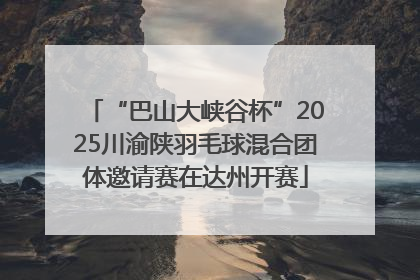 “巴山大峡谷杯”2025川渝陕羽毛球混合团体邀请赛在达州开赛