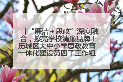 “廉洁＋思政”深度融合，擦亮学校清廉品牌！历城区大中小学思政教育一体化建设第四子工作组举行共建活动