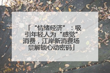 “情绪经济”：吸引年轻人为“感觉”消费，江岸新消费场景解锁心动密码