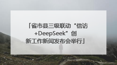省市县三级联动“信访+DeepSeek”创新工作新闻发布会举行