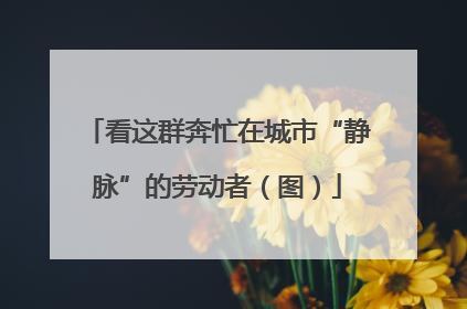 看这群奔忙在城市“静脉”的劳动者（图）