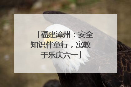 福建漳州：安全知识伴童行，寓教于乐庆六一