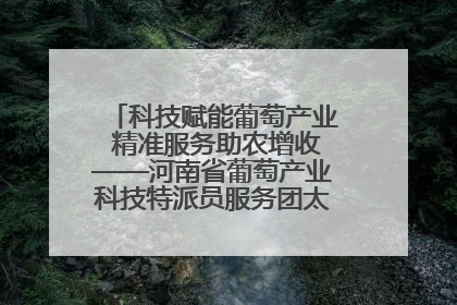 科技赋能葡萄产业 精准服务助农增收——河南省葡萄产业科技特派员服务团太康县科技服务纪实