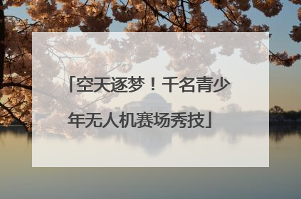 空天逐梦！千名青少年无人机赛场秀技