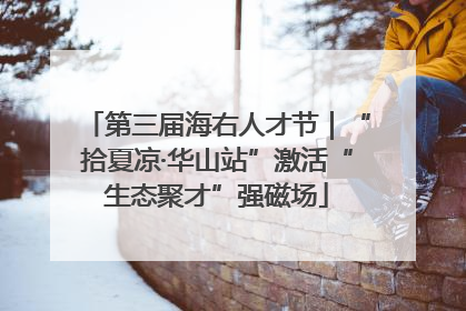 第三届海右人才节｜“拾夏凉·华山站”激活“生态聚才”强磁场