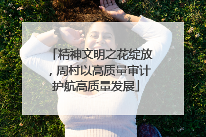 精神文明之花绽放，周村以高质量审计护航高质量发展