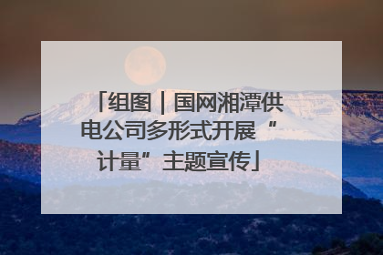 组图｜国网湘潭供电公司多形式开展“计量”主题宣传
