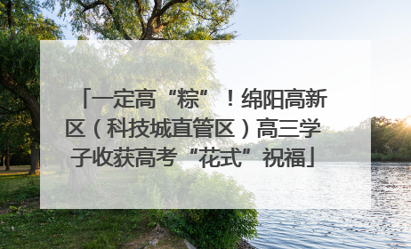 一定高“粽”！绵阳高新区（科技城直管区）高三学子收获高考“花式”祝福