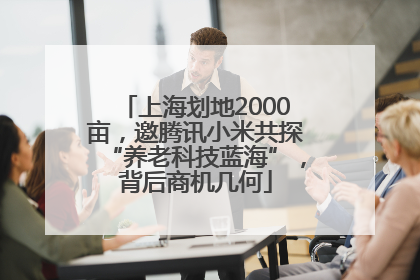 上海划地2000亩，邀腾讯小米共探“养老科技蓝海”，背后商机几何