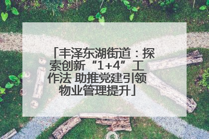 丰泽东湖街道：探索创新“1+4”工作法 助推党建引领物业管理提升