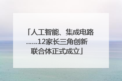 人工智能、集成电路……12家长三角创新联合体正式成立