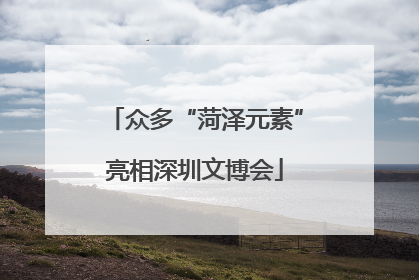 众多“菏泽元素”亮相深圳文博会
