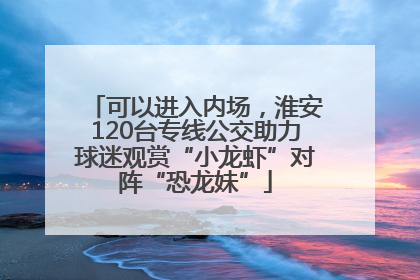 可以进入内场，淮安120台专线公交助力球迷观赏“小龙虾”对阵“恐龙妹”