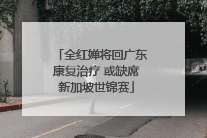 全红婵将回广东康复治疗 或缺席新加坡世锦赛