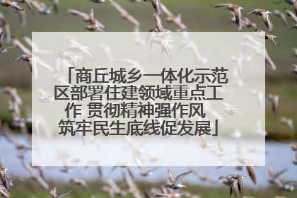 商丘城乡一体化示范区部署住建领域重点工作 贯彻精神强作风 筑牢民生底线促发展