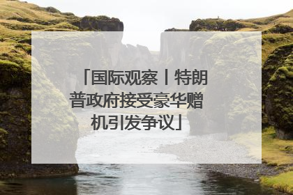 国际观察丨特朗普政府接受豪华赠机引发争议