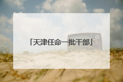 天津任命一批干部