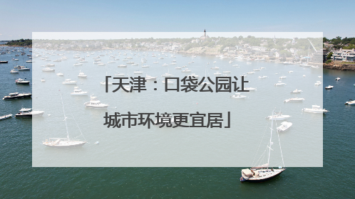 天津：口袋公园让城市环境更宜居