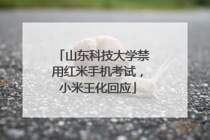 山东科技大学禁用红米手机考试，小米王化回应