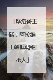 摩洛哥王储：阿拉维王朝低调继承人