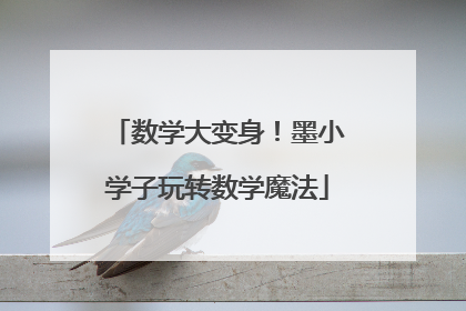 数学大变身！墨小学子玩转数学魔法