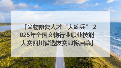 文物修复人才“大练兵” 2025年全国文物行业职业技能大赛四川省选拔赛即将启幕