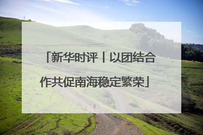 新华时评丨以团结合作共促南海稳定繁荣