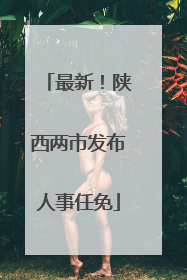 最新！陕西两市发布人事任免