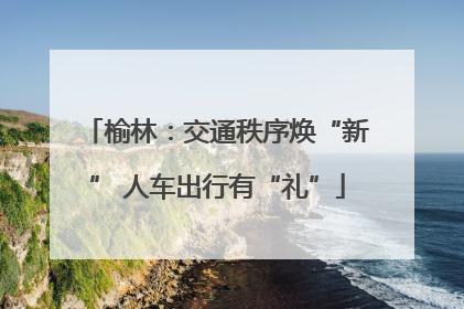 榆林：交通秩序焕“新” 人车出行有“礼”