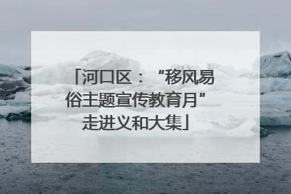 河口区：“移风易俗主题宣传教育月”走进义和大集