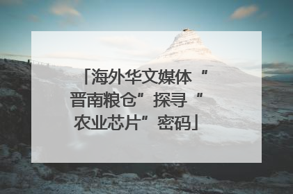 海外华文媒体“晋南粮仓”探寻“农业芯片”密码