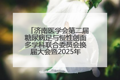济南医学会第二届糖尿病足与慢性创面多学科联合委员会换届大会暨2025年学术年会成功举行