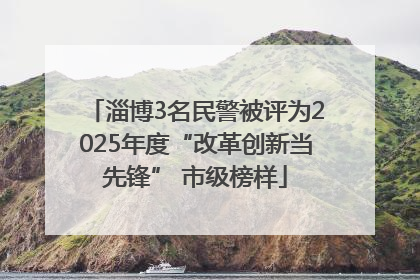 淄博3名民警被评为2025年度“改革创新当先锋” 市级榜样