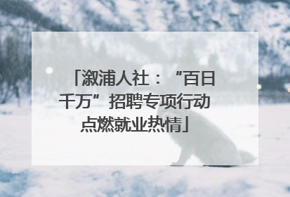 溆浦人社：“百日千万”招聘专项行动点燃就业热情