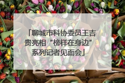 聊城市科协委员王吉贵亮相“榜样在身边”系列记者见面会