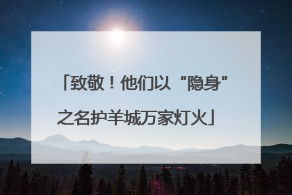 致敬！他们以“隐身”之名护羊城万家灯火