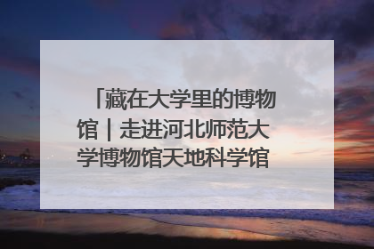 藏在大学里的博物馆｜走进河北师范大学博物馆天地科学馆：在校园里赴一场“宇宙之约”