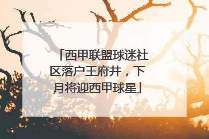 西甲联盟球迷社区落户王府井，下月将迎西甲球星