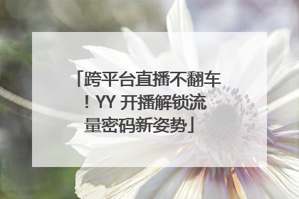 跨平台直播不翻车！YY 开播解锁流量密码新姿势