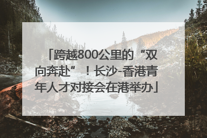 跨越800公里的“双向奔赴”！长沙-香港青年人才对接会在港举办