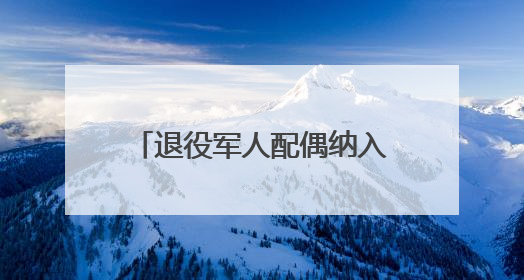 退役军人配偶纳入医疗优惠！多地优待举措范围拓展