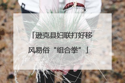 逊克县妇联打好移风易俗“组合拳”
