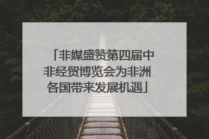 非媒盛赞第四届中非经贸博览会为非洲各国带来发展机遇