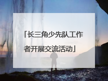 长三角少先队工作者开展交流活动