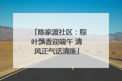 陈家渡社区：粽叶飘香迎端午 清风正气话清廉