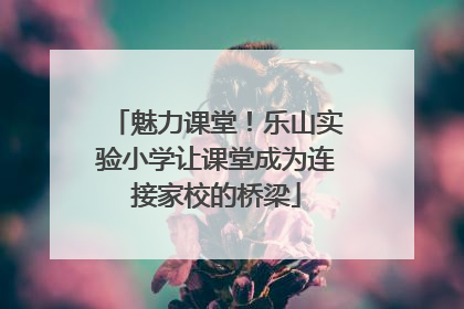 魅力课堂！乐山实验小学让课堂成为连接家校的桥梁