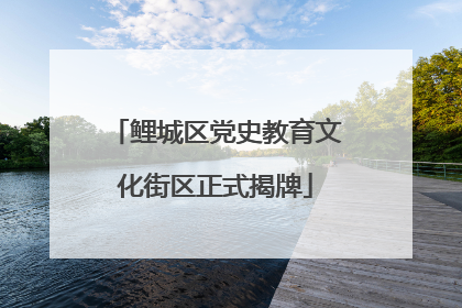 鲤城区党史教育文化街区正式揭牌