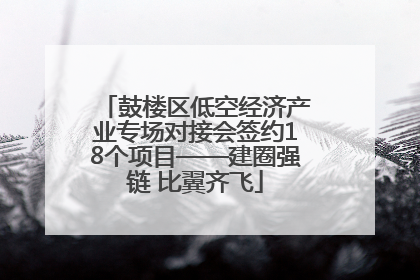 鼓楼区低空经济产业专场对接会签约18个项目——建圈强链 比翼齐飞